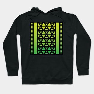 “Dimensional DNA (1)” - V.6 Green - (Geometric Art) (Dimensions) - Doc Labs Hoodie